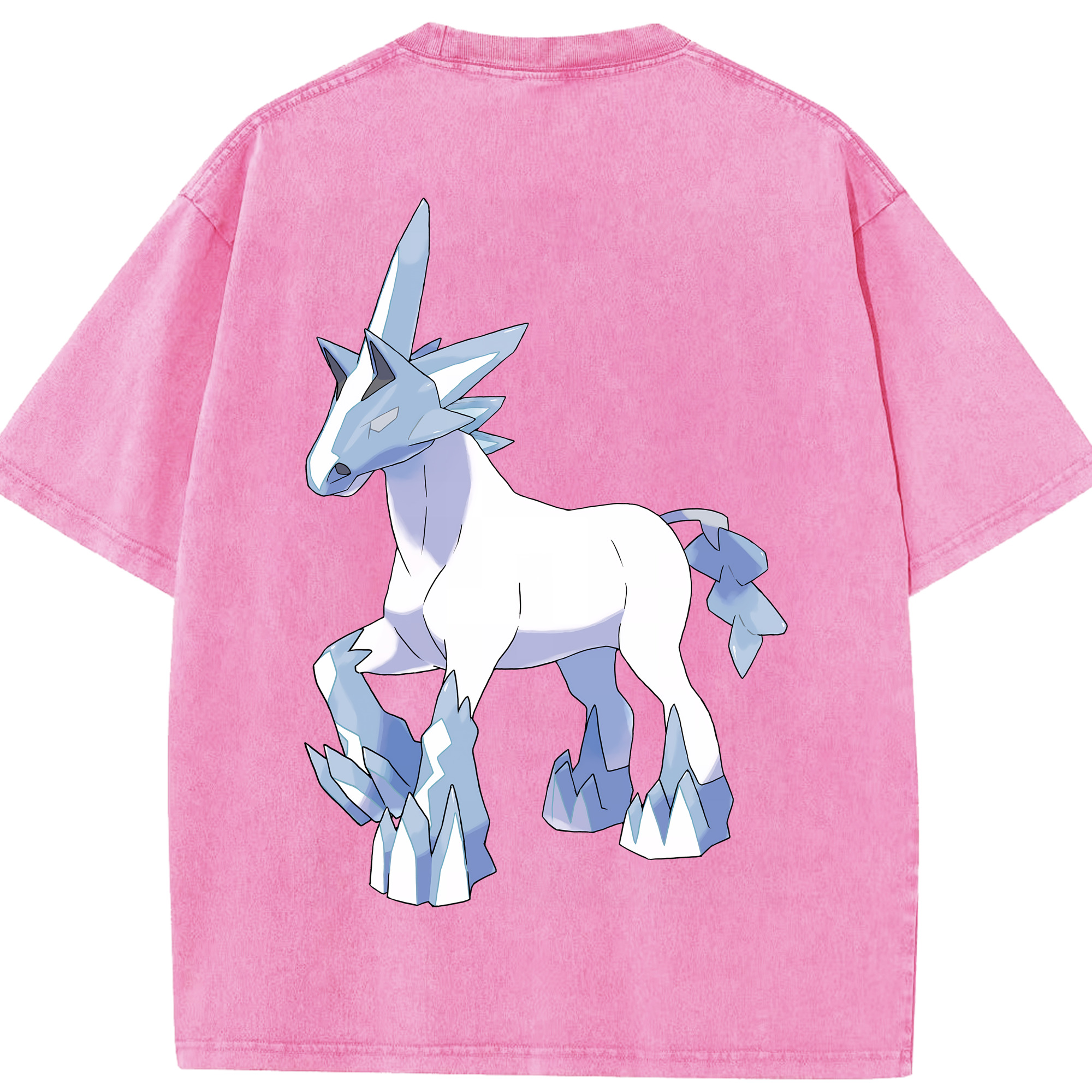 （画像用） ポケットモンスター Pokémon 綿100% ヴィンテージ風 半袖Tシャツ（背面プリント）